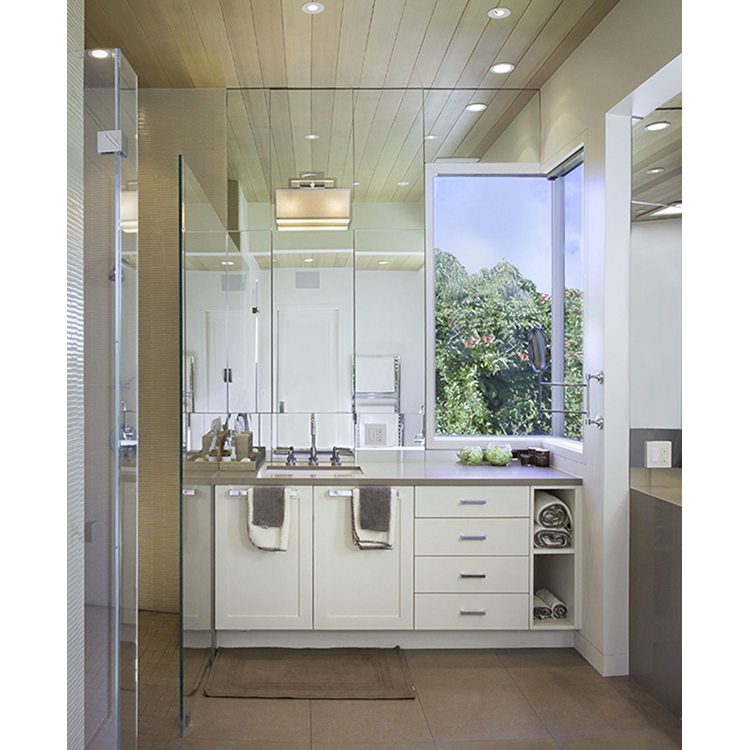 Vanity View + custom recessed privacy screens