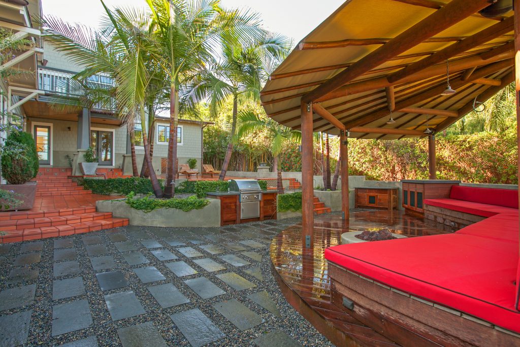 Palapa with Outdoor Kitchen + Fire Circle