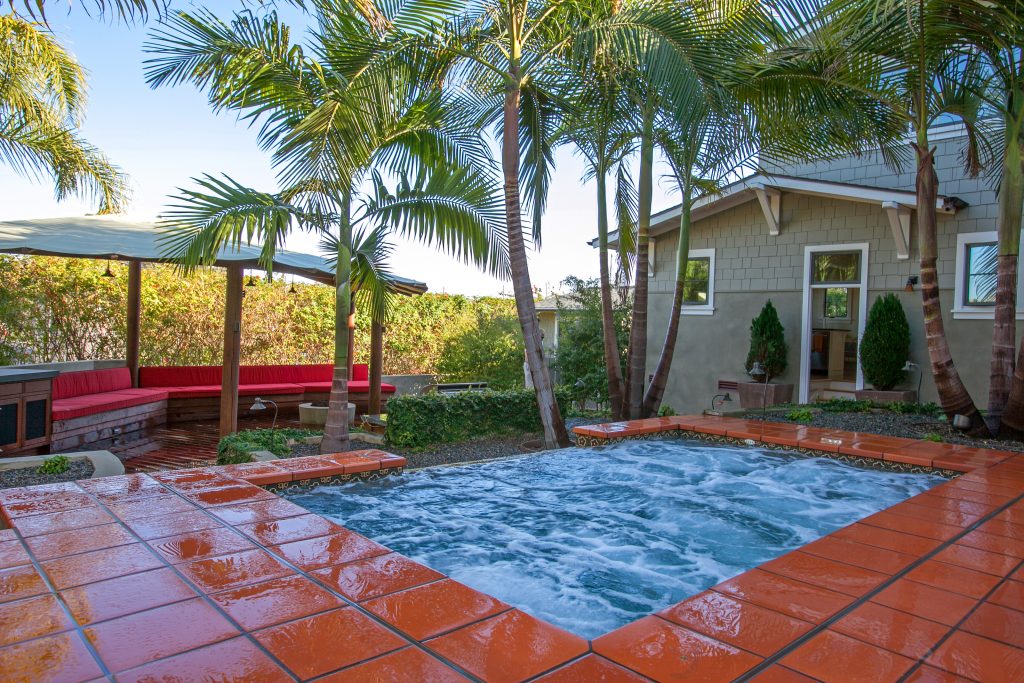 backyard spa