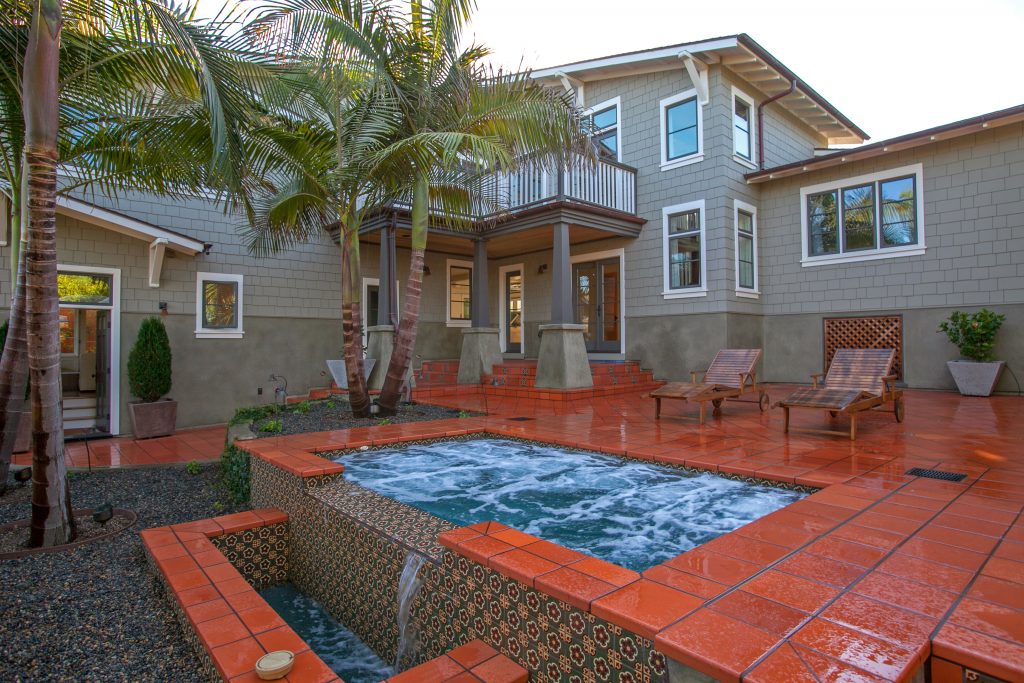 2 story addition with spa. 