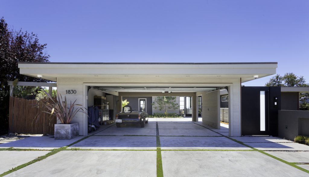 See Thru Modern Garage