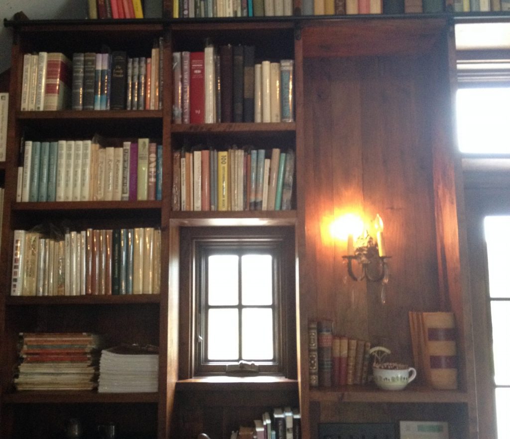 Walnut Shelving Built-ins